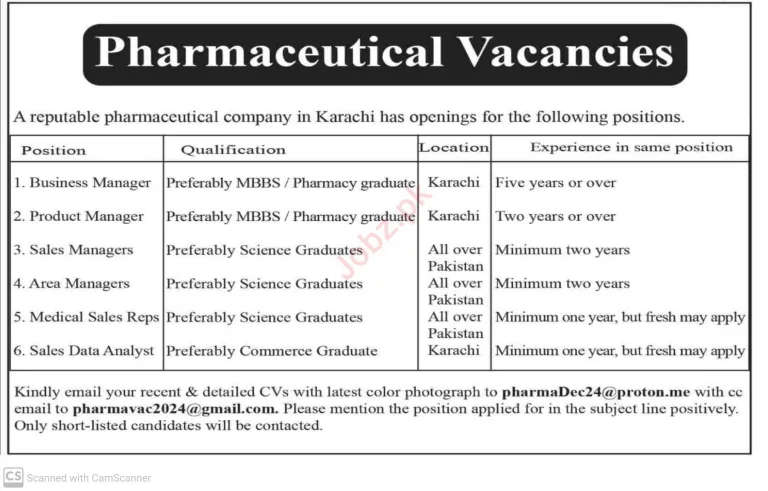 Pharmaceutical company