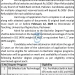 Admission University of Agriculture Peshawar