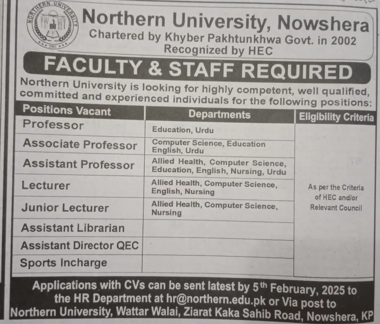 Northern University Nowshera