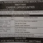 Professor at Ayub Medical Complex