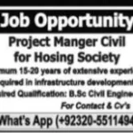 Project Manager Civil