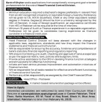 Bank of Khyber Career Opportunity Position: Head Financial Control Division