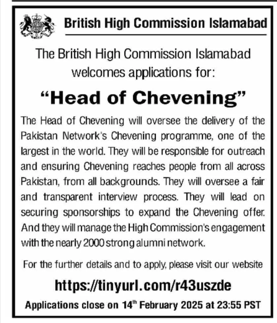 Head of Chevening