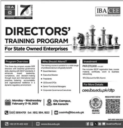 Director Training Program IBA