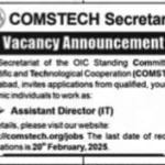 Assistant Director COMSTECH