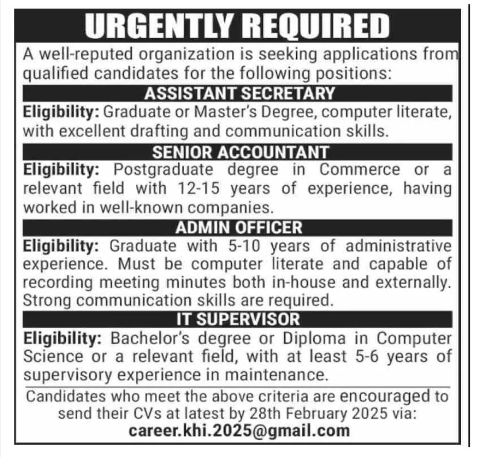 Exciting Career Opportunities in Karachi