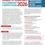 Hubert H. Humphrey Fellowship 2026