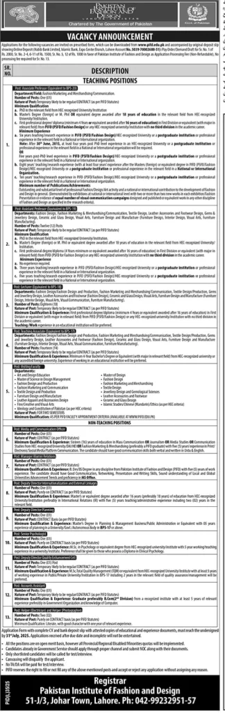 Pakistan Institute of Fashion and Design (PIFD)