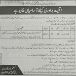 Minority Quota Vacancies