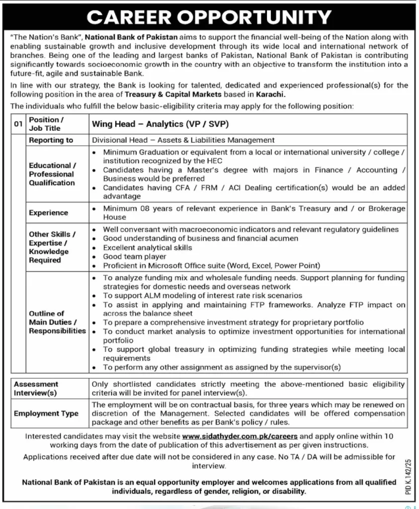National Bank of Pakistan.