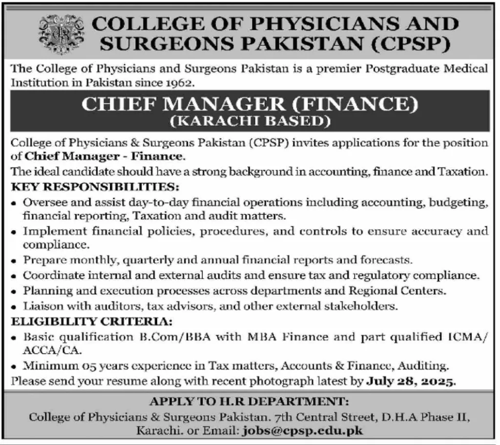 College of Physicians and Surgeons Pakistan
