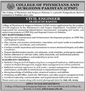 College of Physicians and Surgeons Pakistan (CPSP).