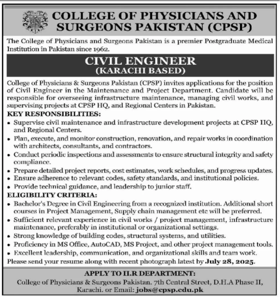 College of Physicians and Surgeons Pakistan (CPSP).