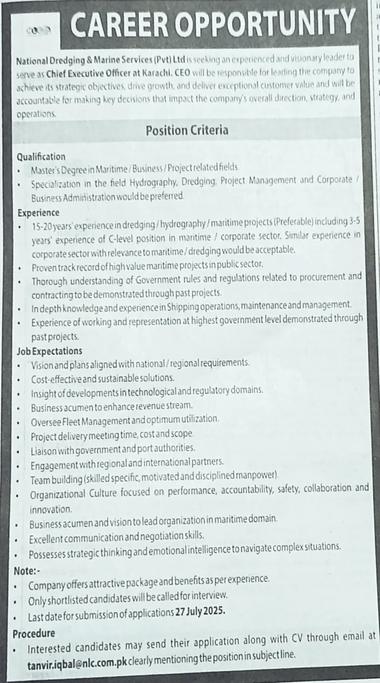 Chief Executive Officer (CEO)