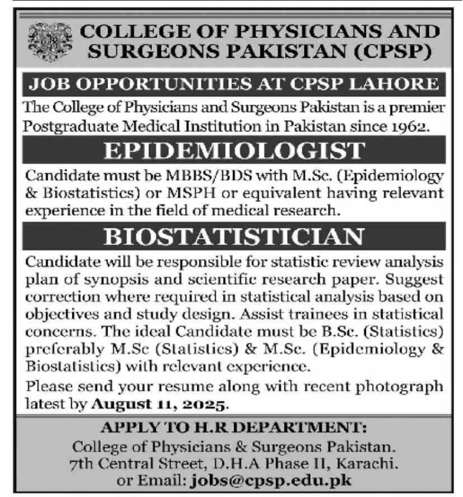 College of Physicians and Surgeons Pakistan (CPSP)