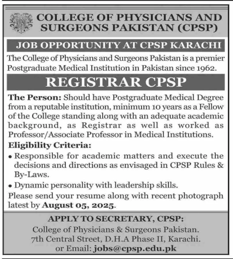 CPSP Karachi