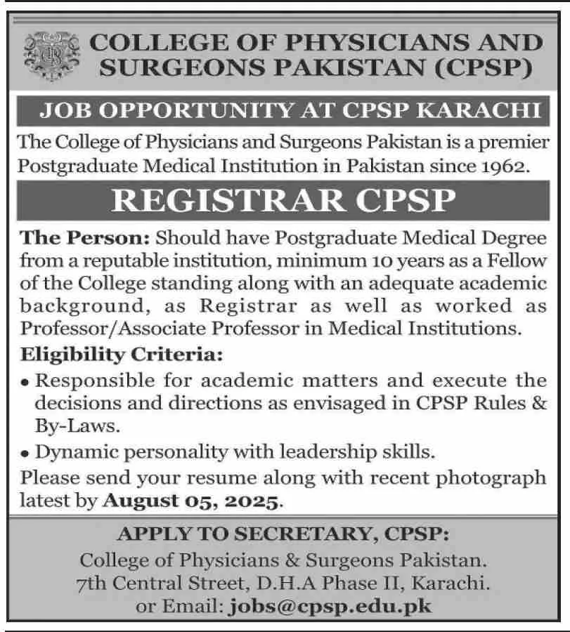 CPSP Karachi