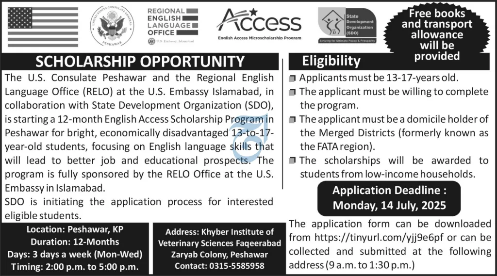 English Access Scholarship Program