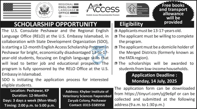 English Access Scholarship Program