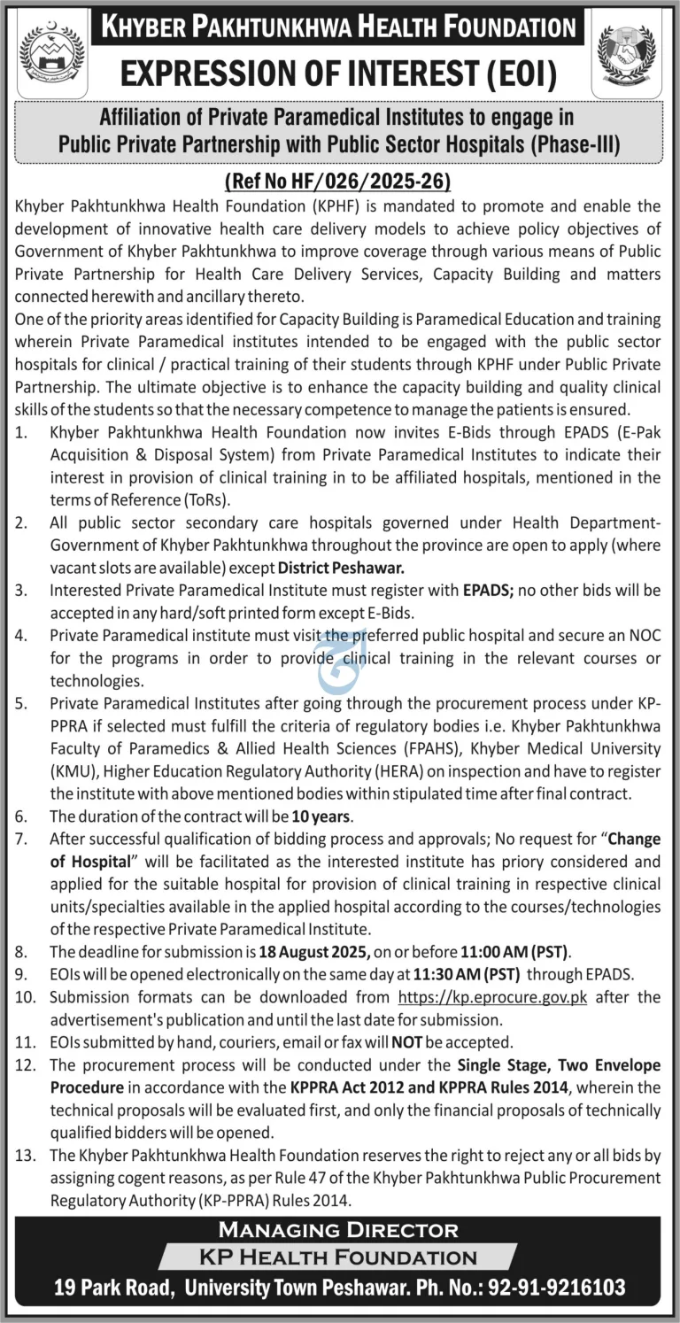 Expression of Interest