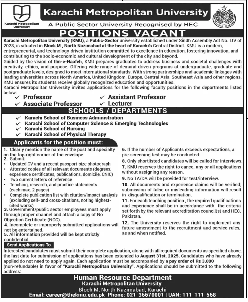 Karachi Metropolitan University