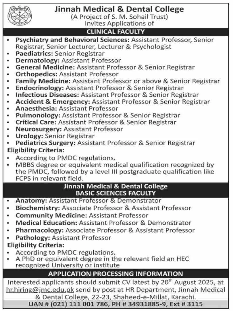 Jinnah Medical & Dental College