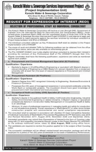 Karachi Water & Sewerage Services Improvement Project
