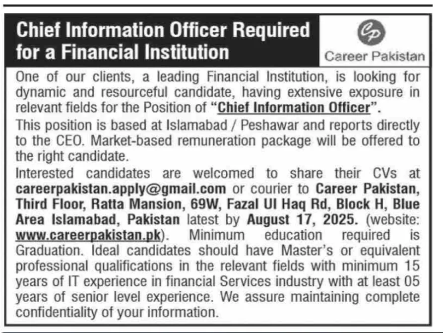 Chief Information Officer