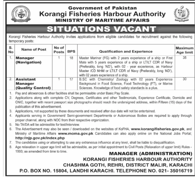 Korangi Fisheries Harbour Authority