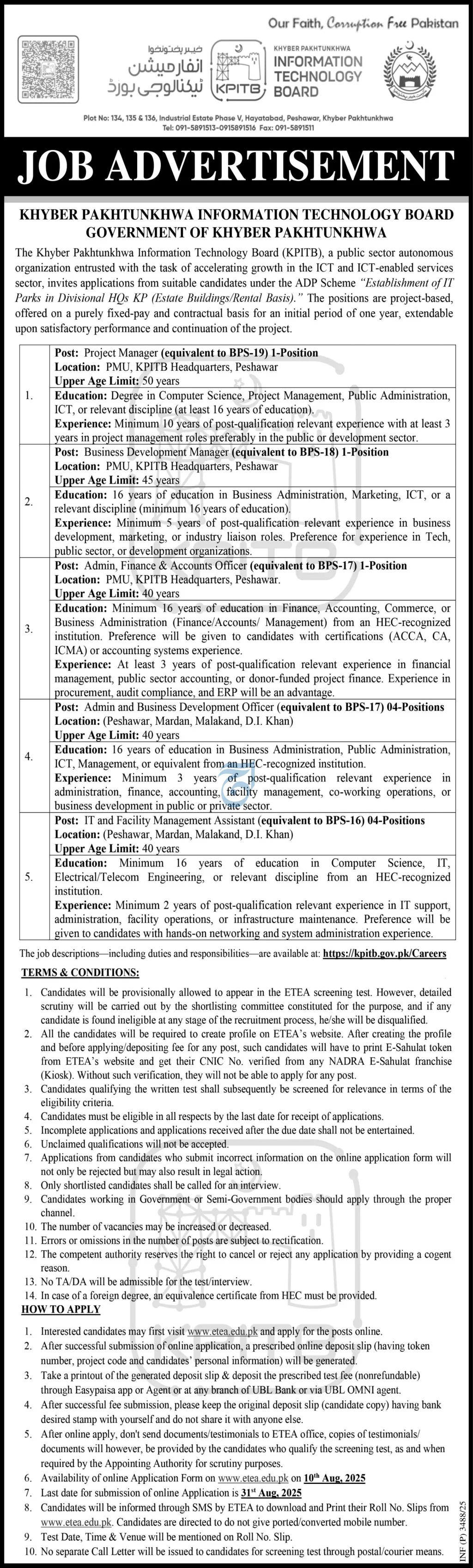 Khyber Pakhtunkhwa Information Technology Board