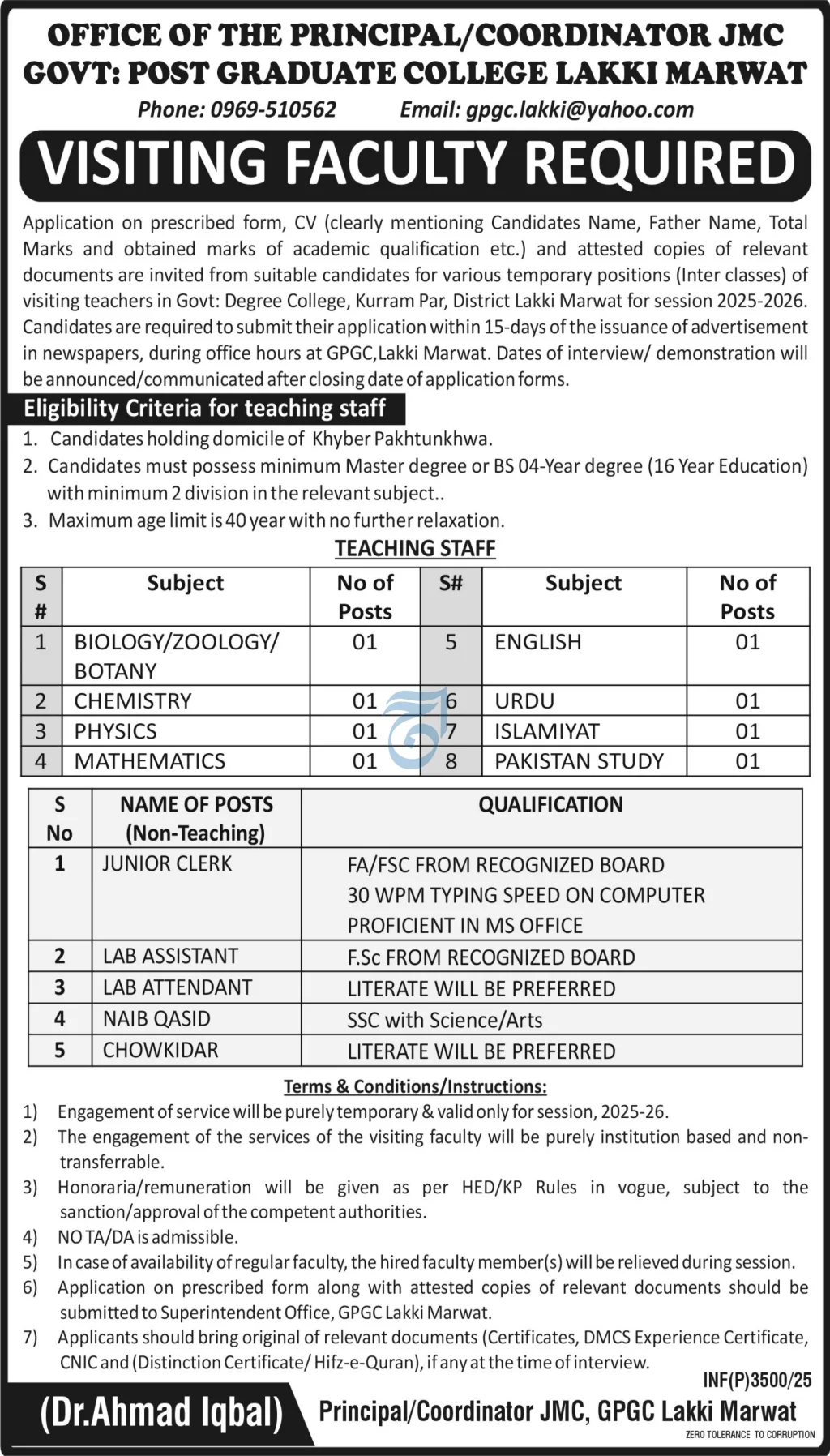 GPGC Lakki Marwat