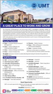 UMT Jobs 2025
