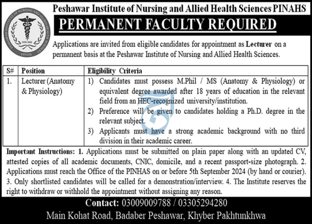 Peshawar Institute of Nursing and Allied Health Sciences (PINAH)