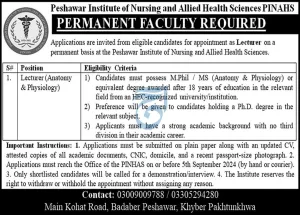 Peshawar Institute of Nursing and Allied Health Sciences (PINAH)