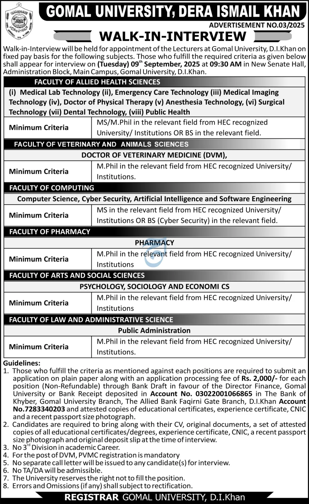 Gomal University
