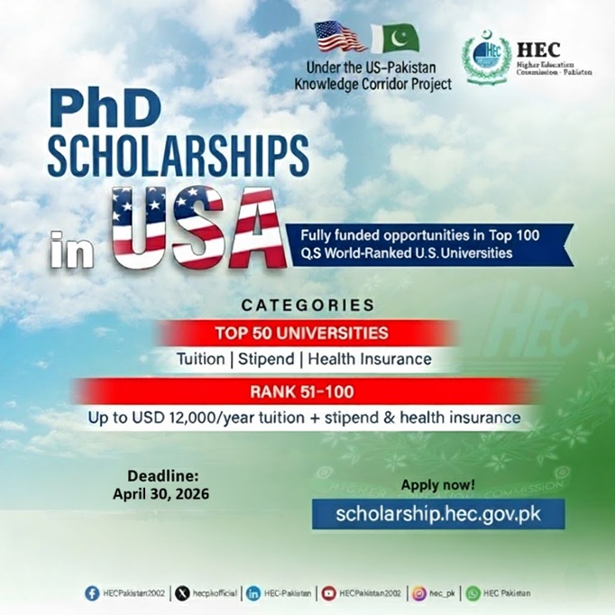 HEC PhD Scholarships in USA