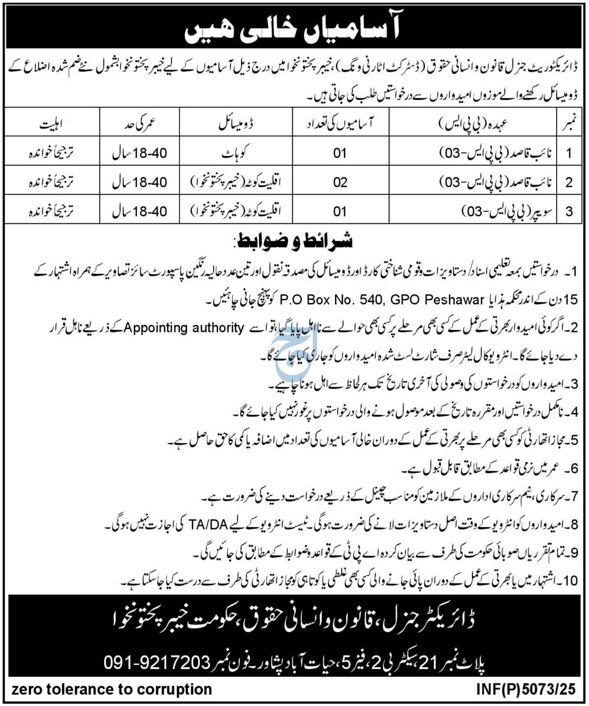 BPS-03 Jobs