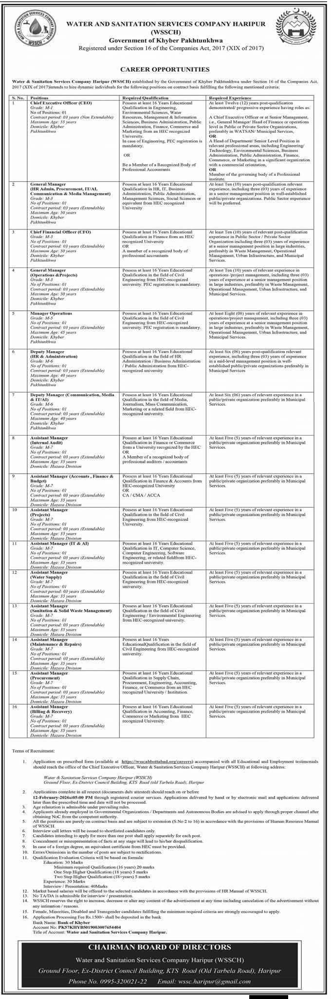 Water and Sanitation Services Company Haripur (WSSCH)