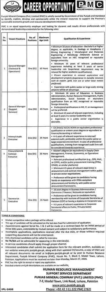 Punjab Mineral Company (PMC)
