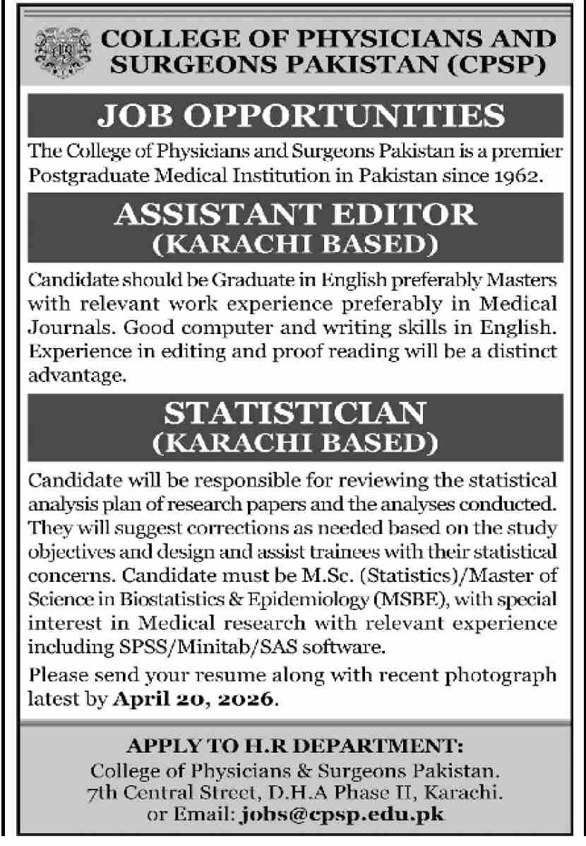 College of Physicians and Surgeons Pakistan (CPSP)