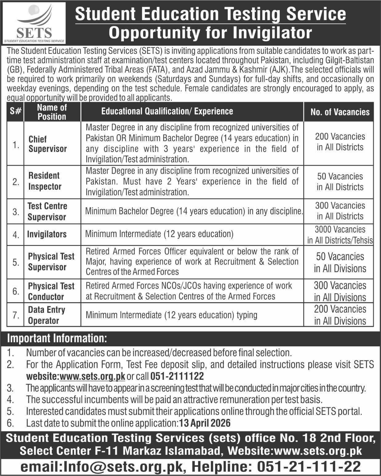 Students Education Testing Services