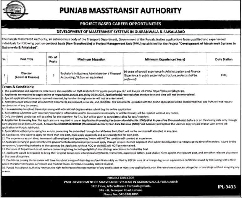 Punjab Masstransit Authority