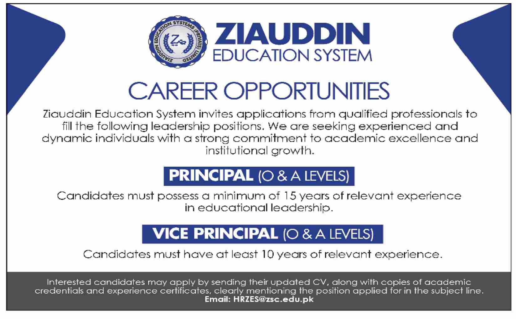 Ziauddin Education System