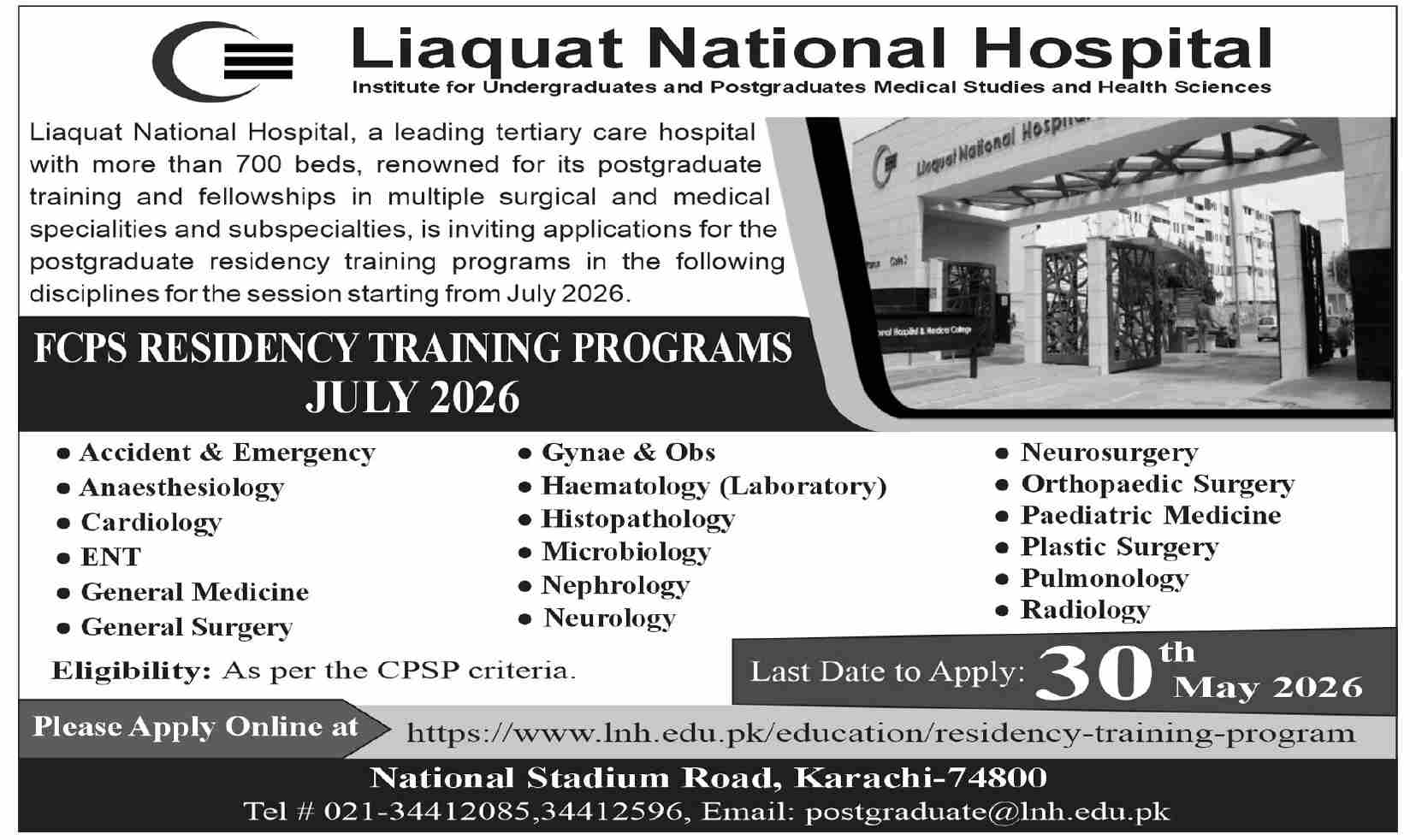 FCPS Residency Training Programs