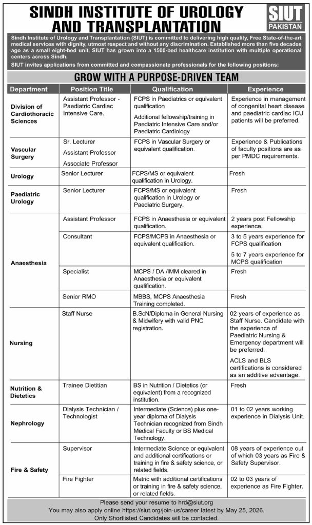 Sindh Institute of Urology and Transplantation (SIUT)