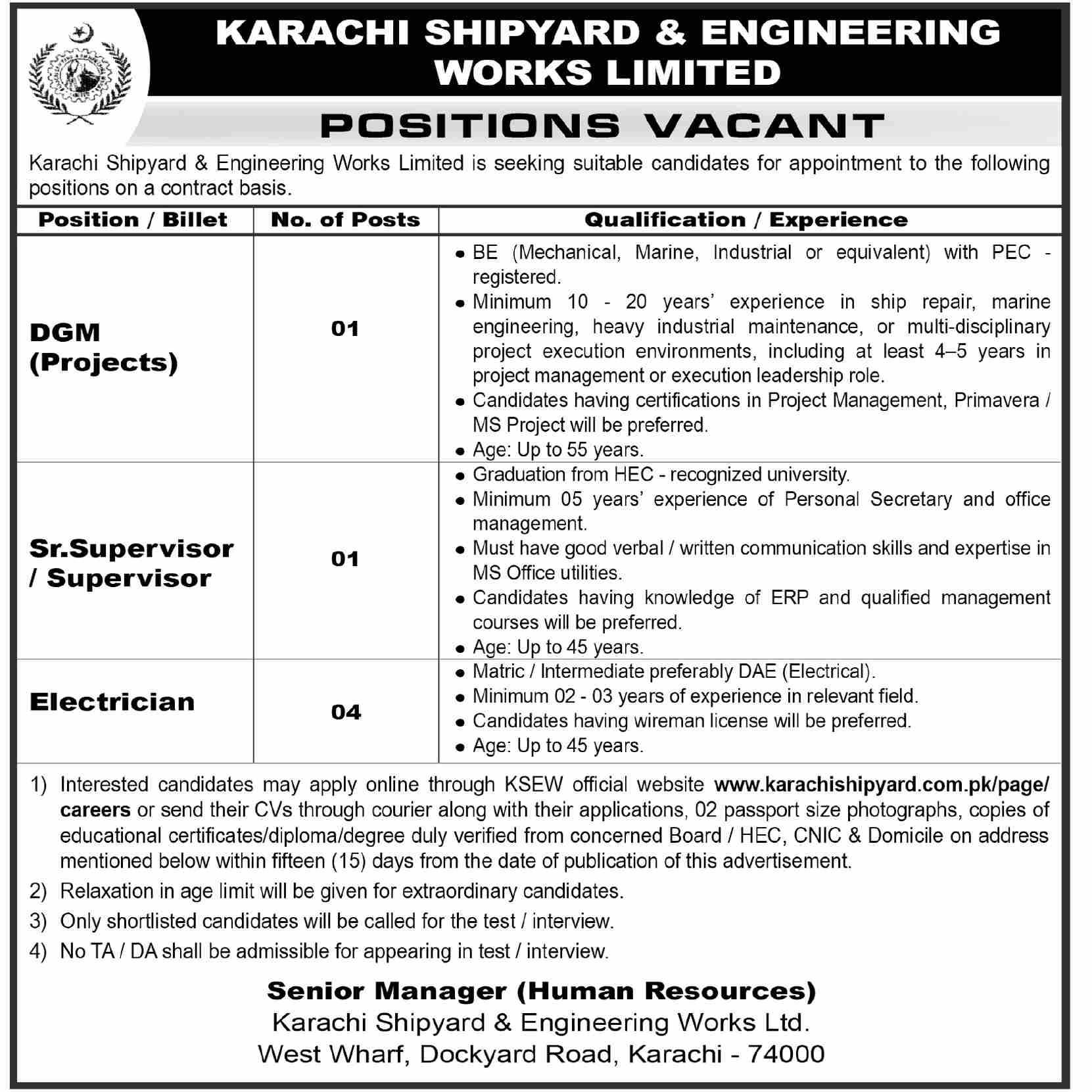 Karachi Shipyard & Engineering Works Limited