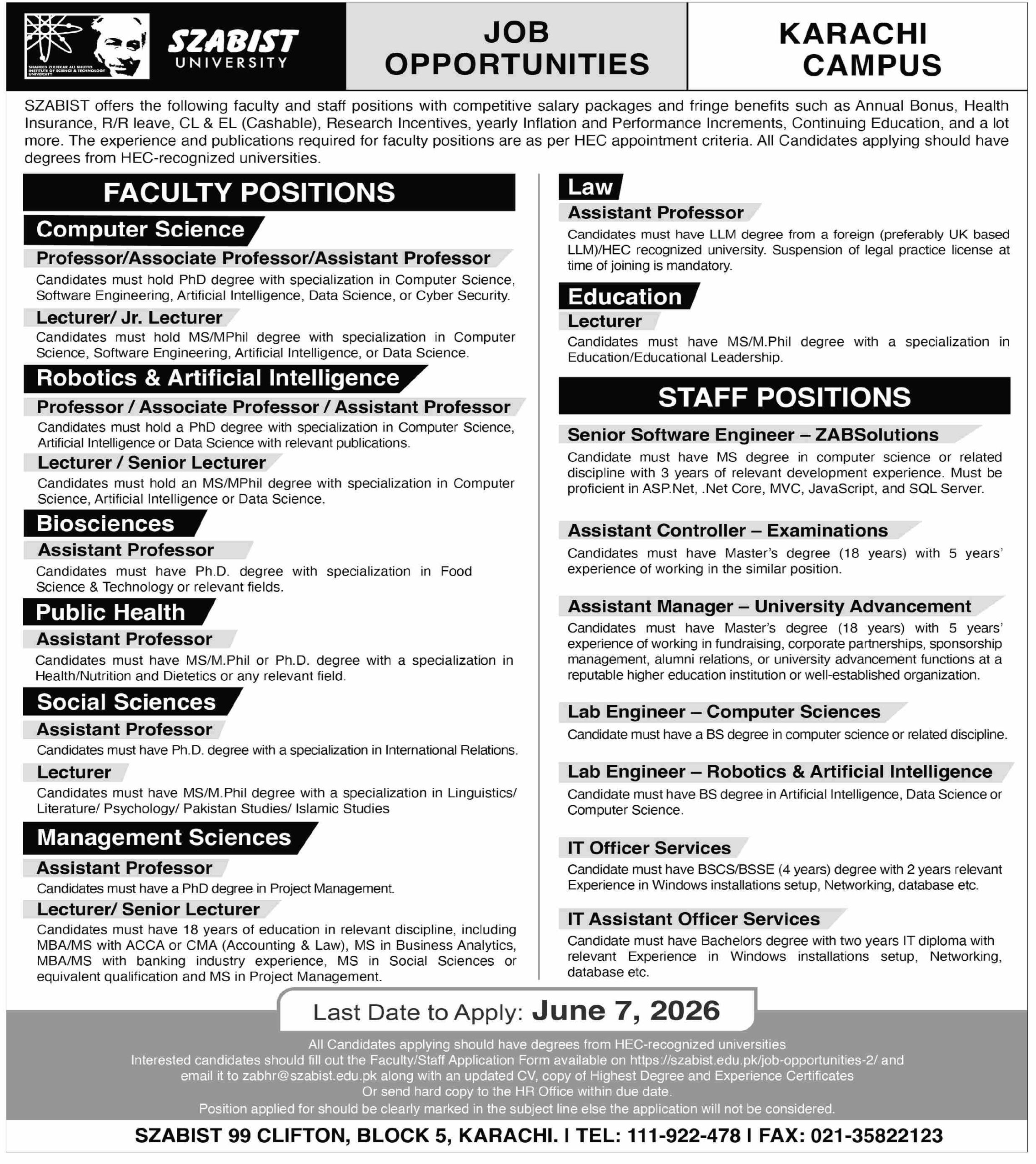 SZABIST University