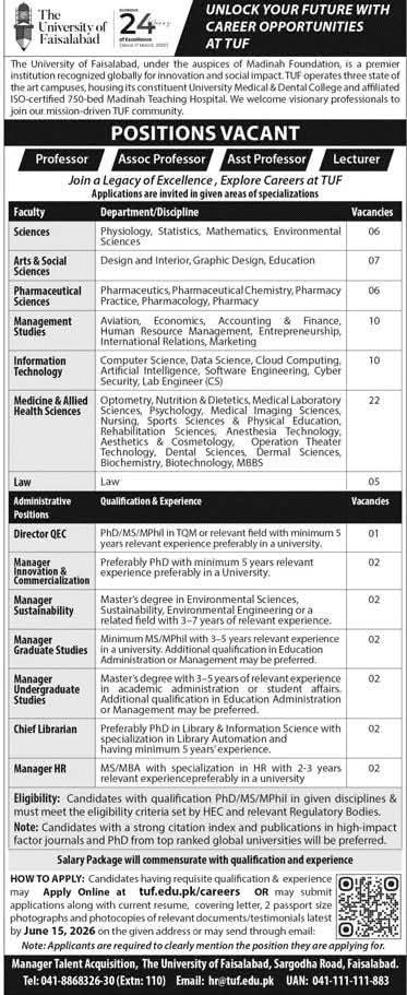 The University of Faisalabad (TUF)