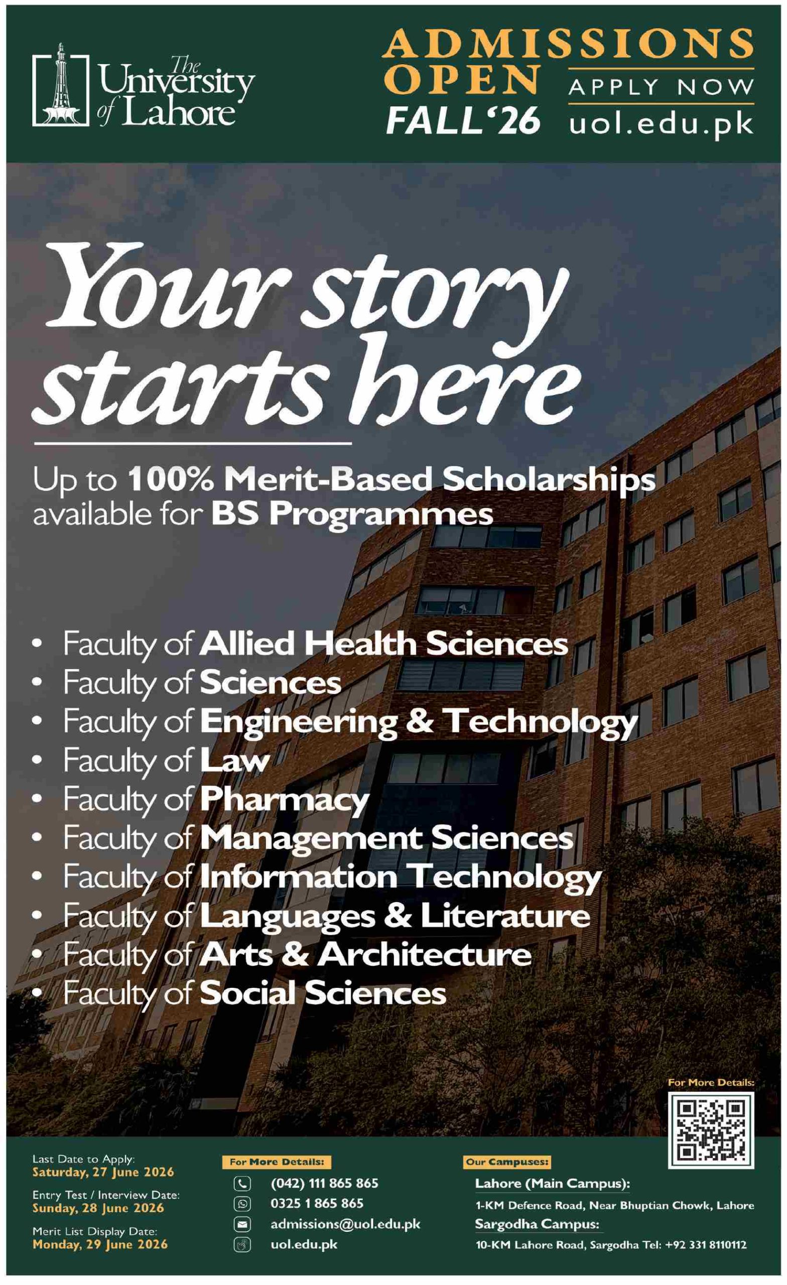 The University of Lahore