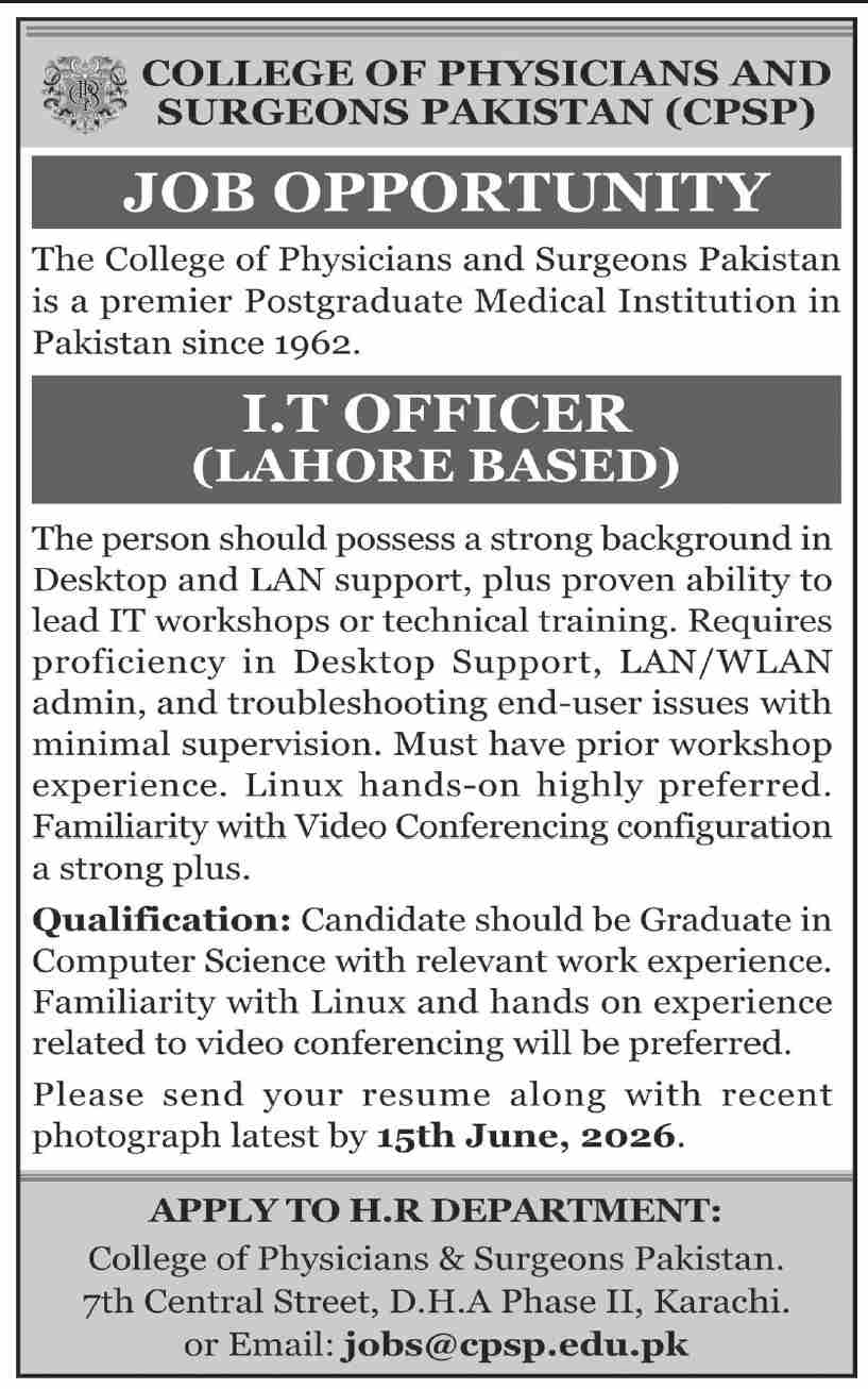 College of Physicians and Surgeons Pakistan (CPSP)